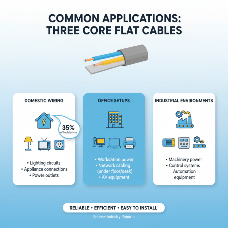 Why Choose Three Core Flat Cable for Your Electrical Needs?