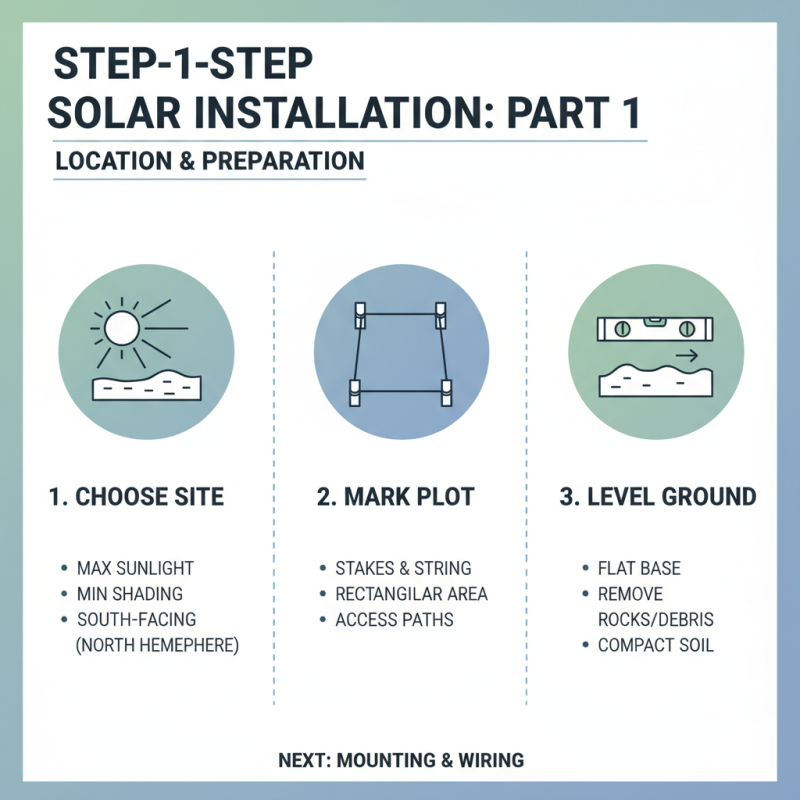 How to Install Ground Mounted Solar Panels Effectively?