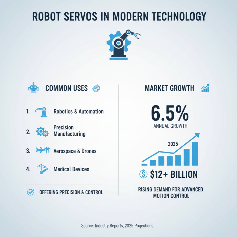 What is a robot servo and how does it work?