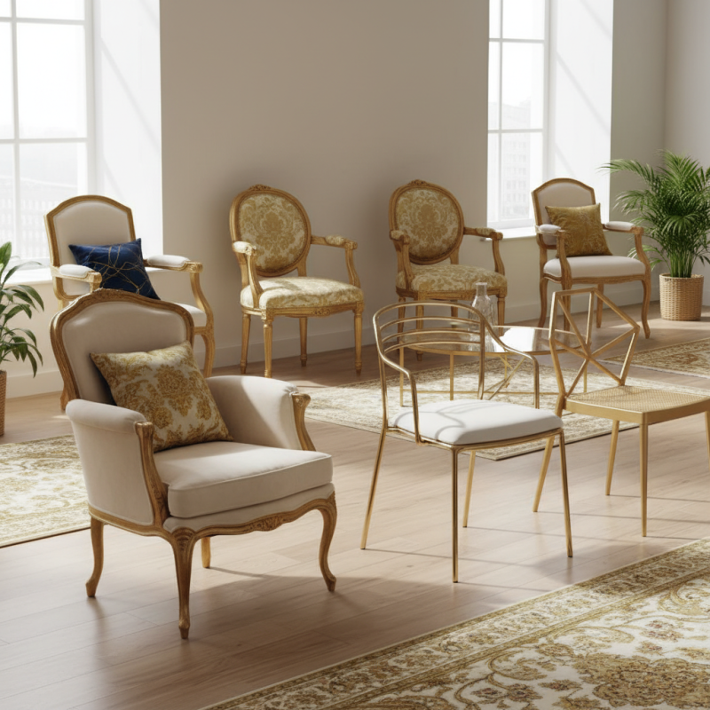 How to Choose the Perfect Golden Chairs for Your Home Decor?