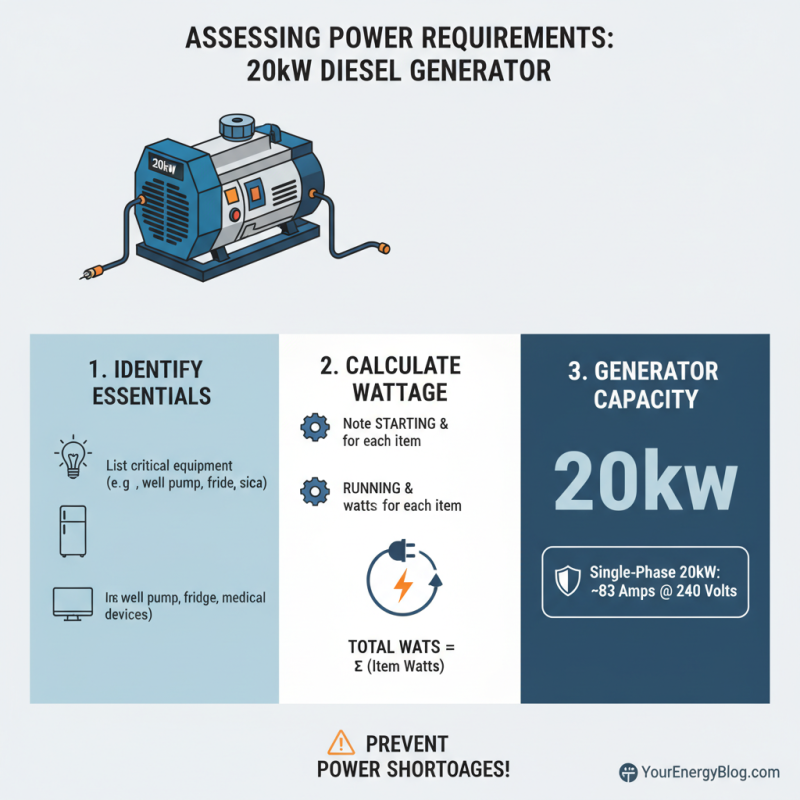 How to Choose the Best 20kw Diesel Generator for Your Needs?