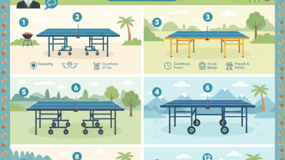 Top 10 Fold Up Outdoor Table Tennis Tables for Ultimate Fun