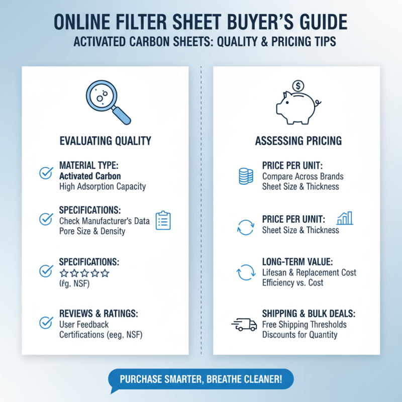 How to Buy Wholesale Activated Carbon Filter Sheets Online?