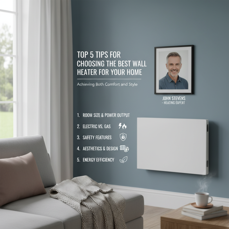 Top 5 Tips for Choosing the Best Wall Heater for Your Home?