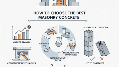 How to Choose the Best Masonry Concrete for Your Projects?