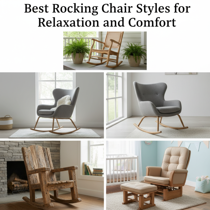 Best Rocking Chair Styles for Relaxation and Comfort?