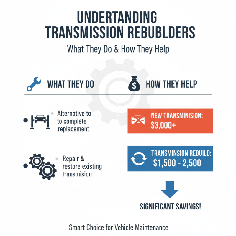 Why You Should Consider a Transmission Rebuilder for Your Vehicle Needs?