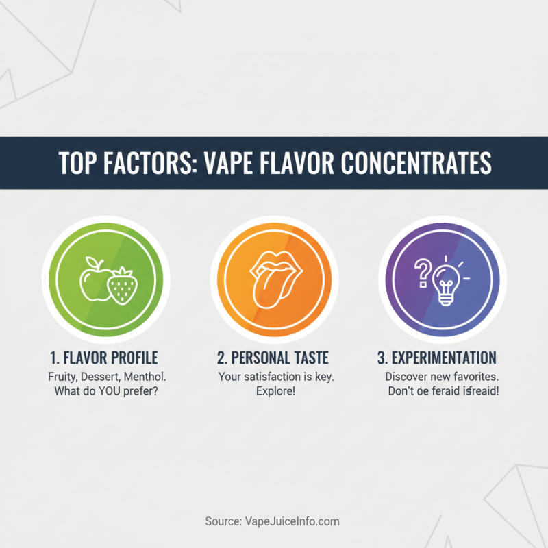 What are the Best Vape Juice Flavour Concentrates to Buy?