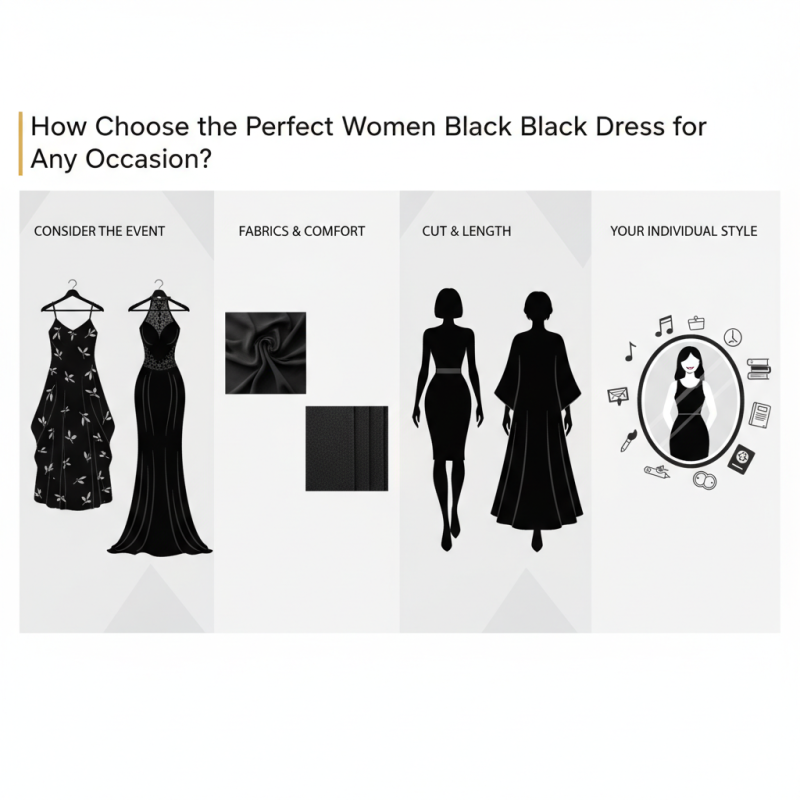 How to Choose the Perfect Women Black Dress for Any Occasion?