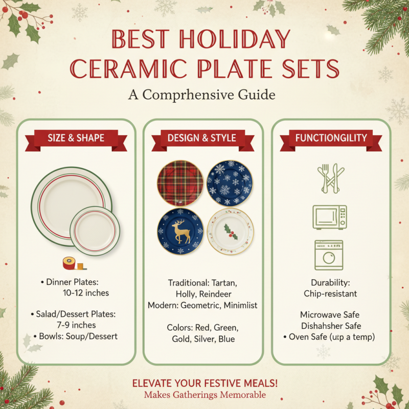 Best Holiday Ceramic Plate Sets for Global Buyers?