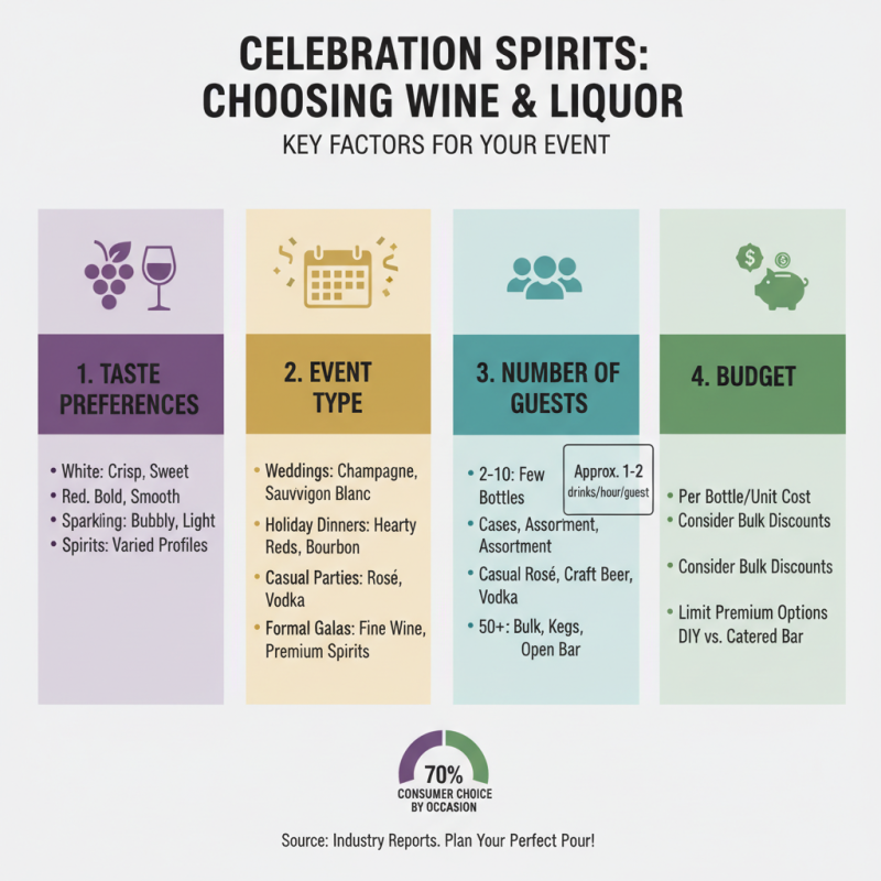 How to Choose the Best Wine and Spirits for Your Next Celebration?