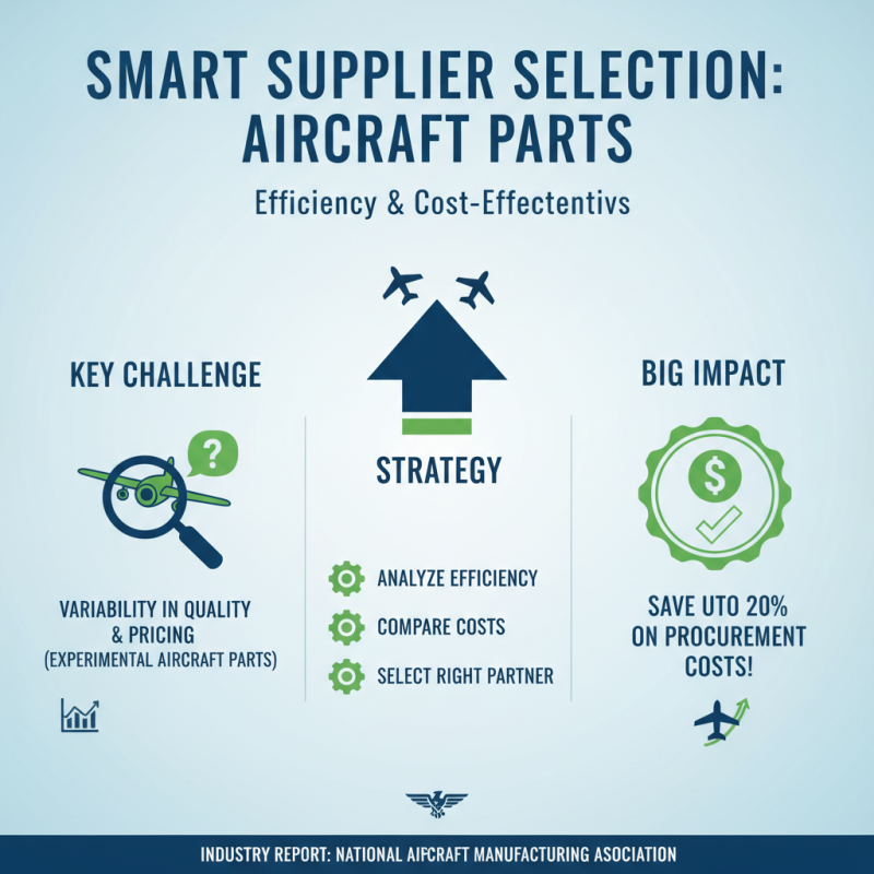 How to Source Experimental Aircraft Parts Efficiently?