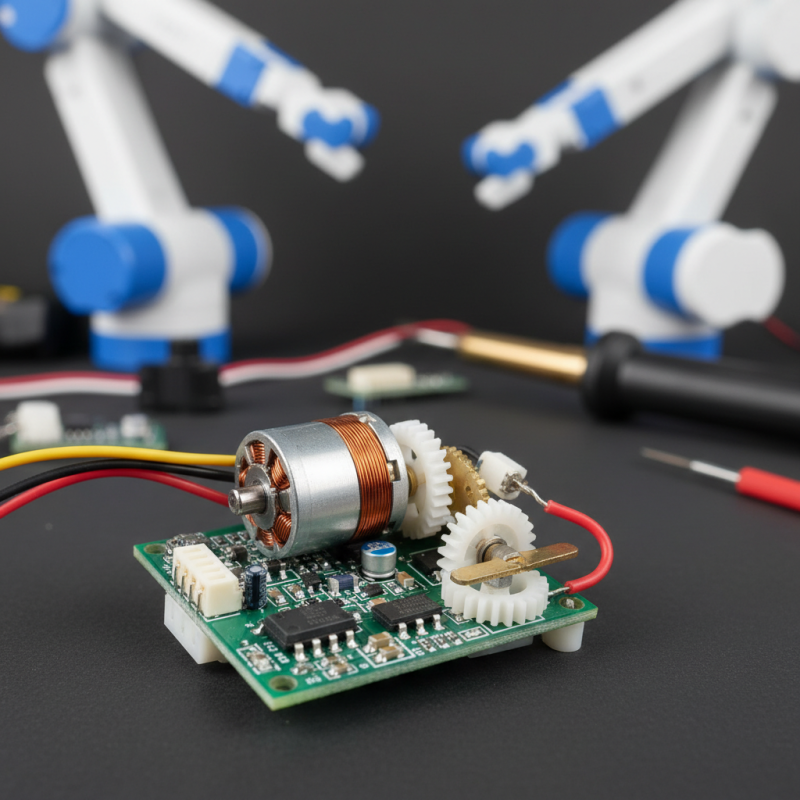 What is a robot servo and how does it work?