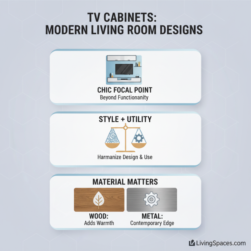 Stylish TV Cabinet Ideas for Modern Living Spaces?