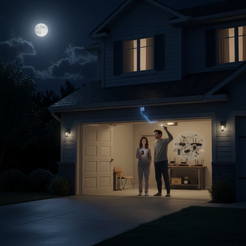 Why is My Garage Door Opening by Itself at Night?