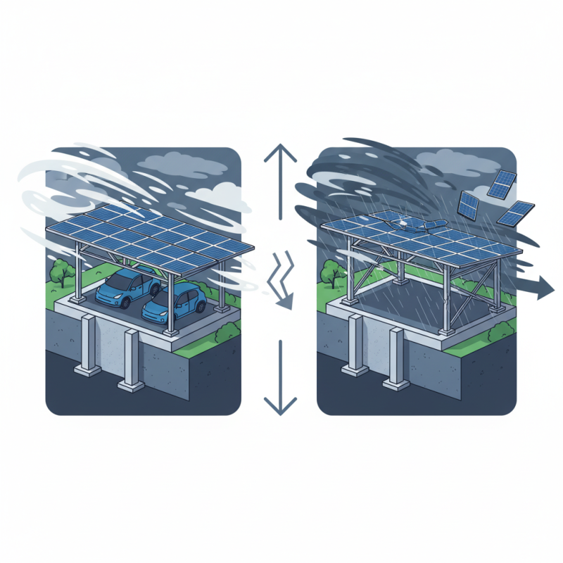 Can Solar Carports Survive Hurricane Winds and Storms?