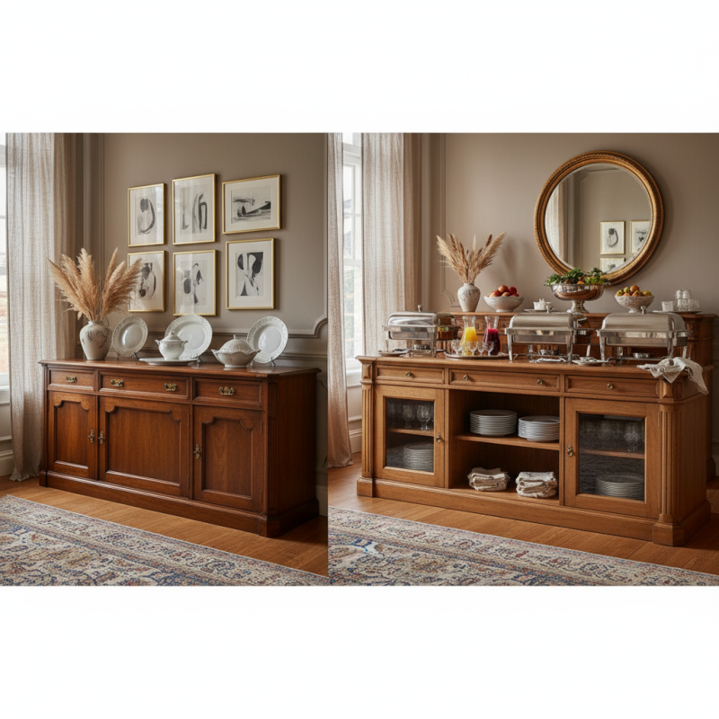What is the Difference Between a Sideboard and a Buffet?