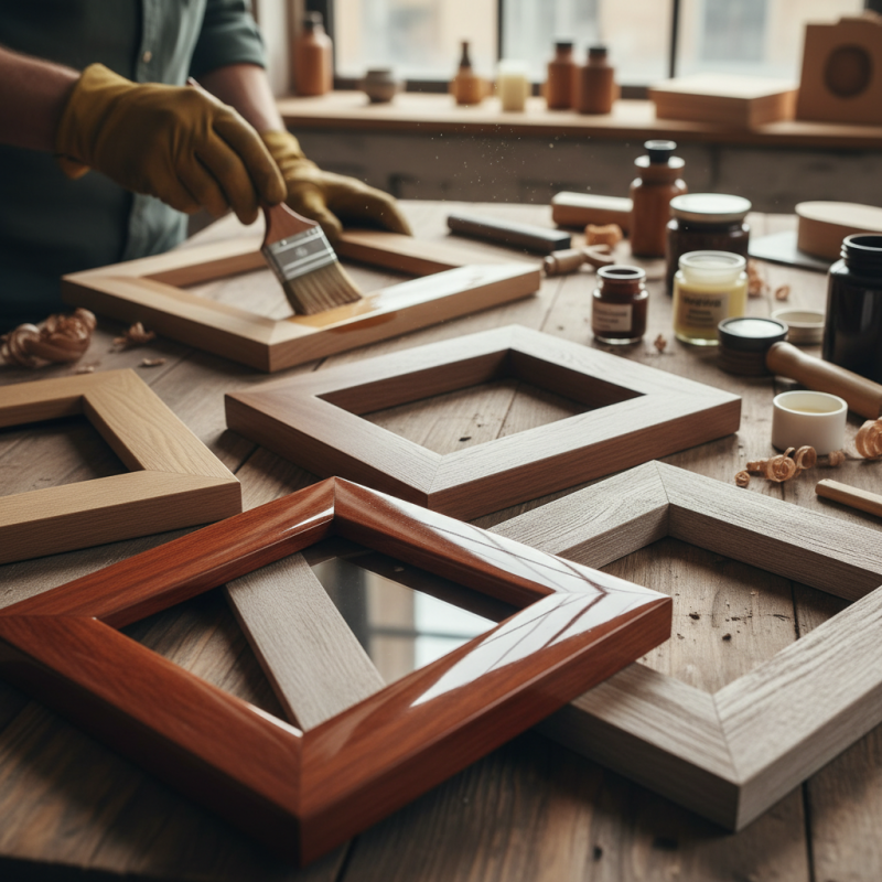 How to Choose the Best Finish for a Wooden Photo Frame?