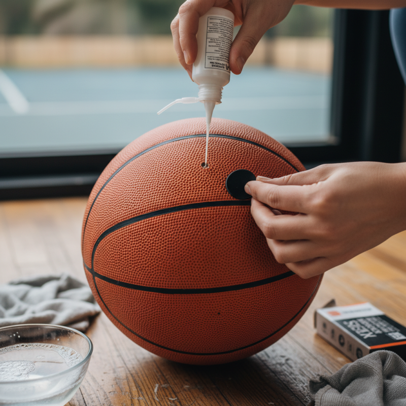 How to Repair a Basketball Slow Leak Without a Needle?