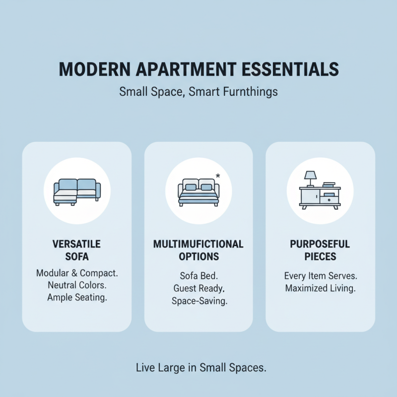 How to Choose Modern Apartment Furniture for Small Spaces?