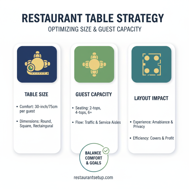How to Choose the Best Food Restaurant Table for Your Needs?