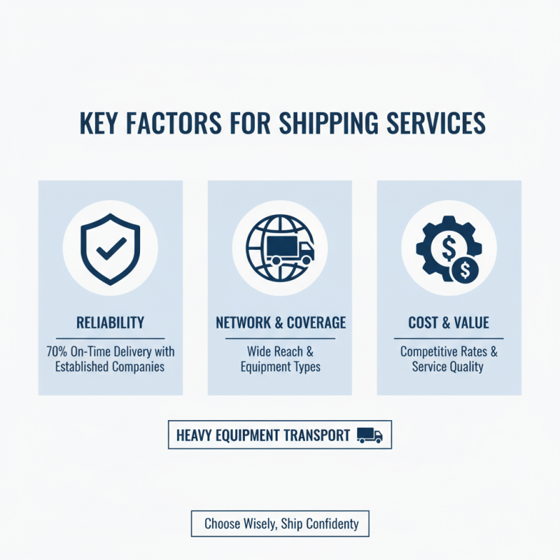 How to Choose the Best Heavy Equipment Shipping Services?