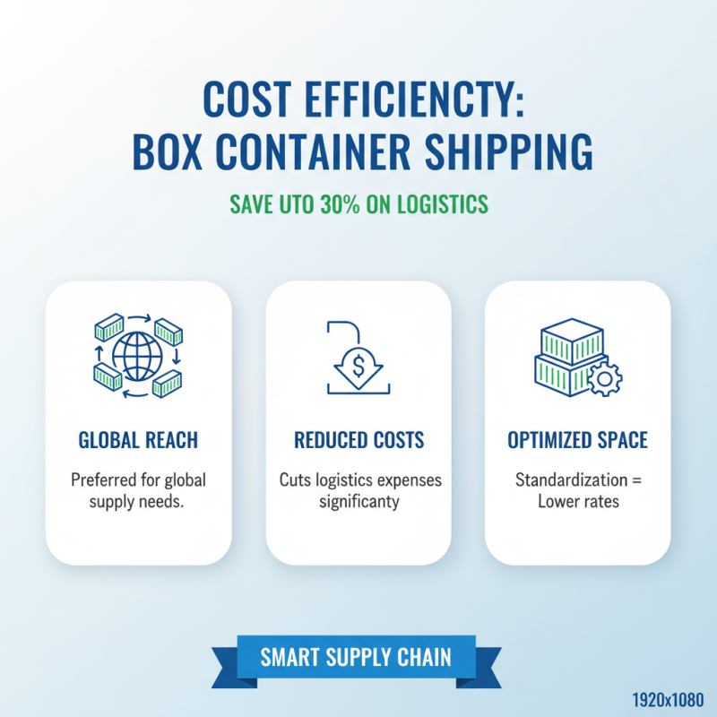 Why Choose Box Container Shipping for Your Global Supply Needs?