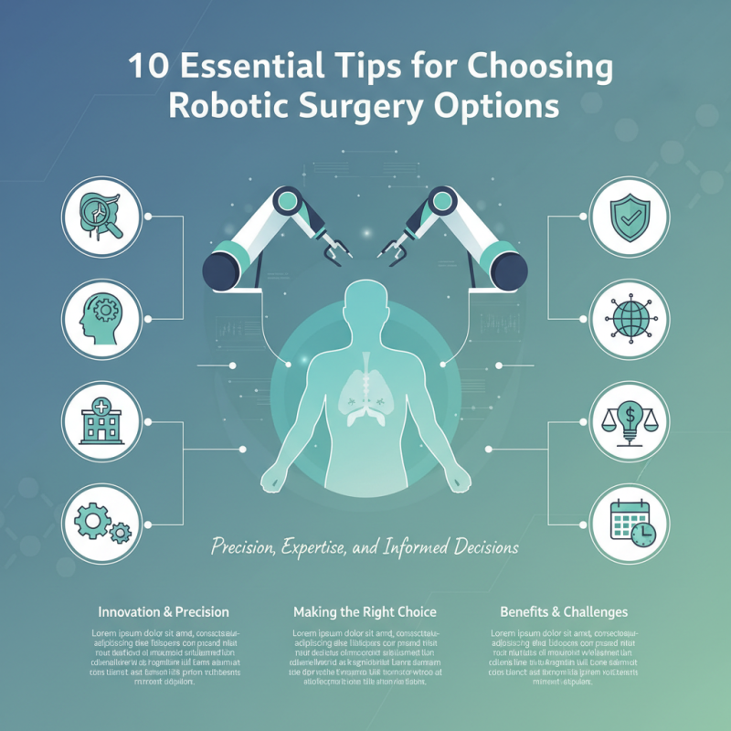 10 Essential Tips for Choosing Robotic Surgery Options