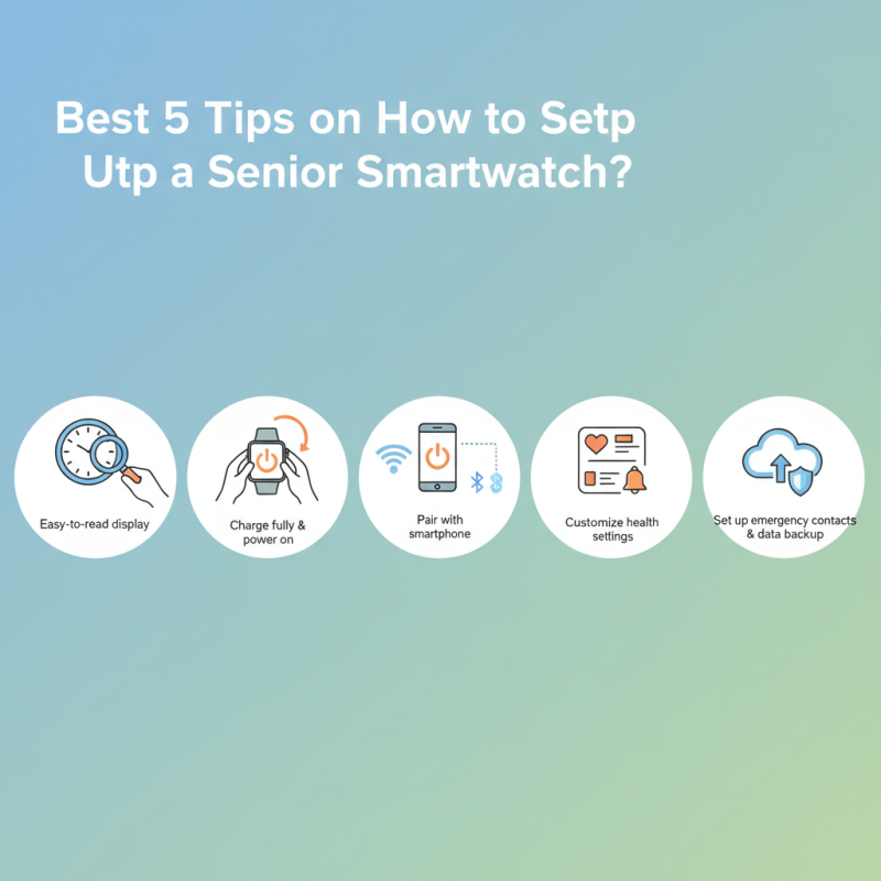 Best 5 Tips on How to Set Up a Senior Smartwatch?