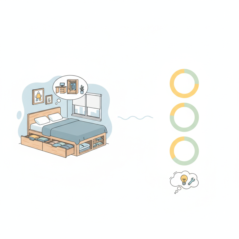 Benefits of Bed Frame with Built-in Storage for Small Spaces?