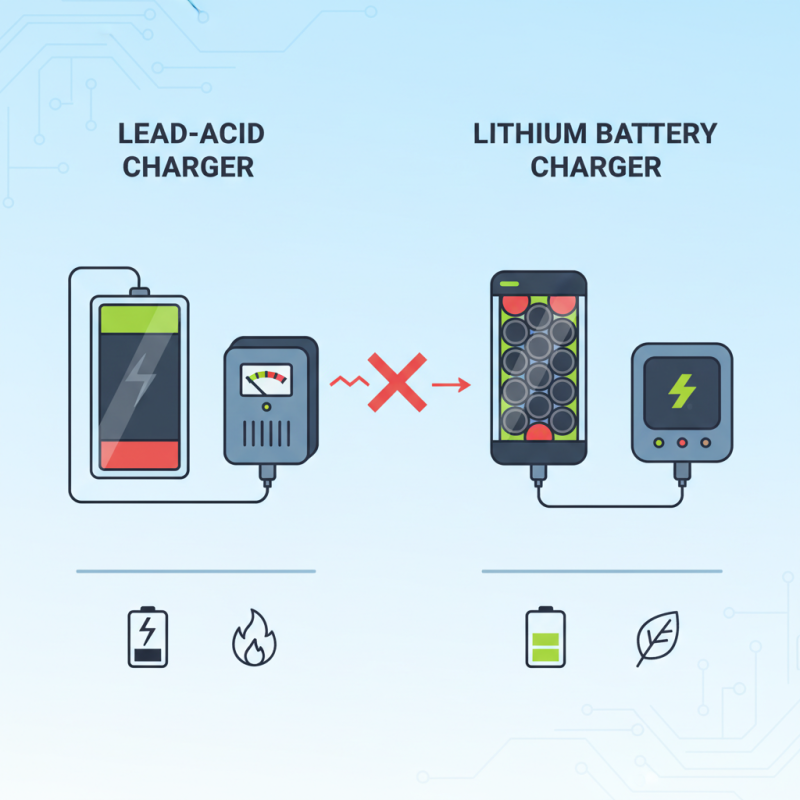 Can I Use a Lead Acid Charger for Lithium Batteries?