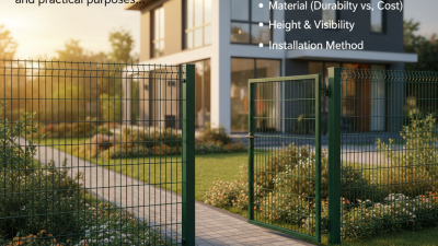 How to Choose the Right Wire Mesh Fence for Your Needs?