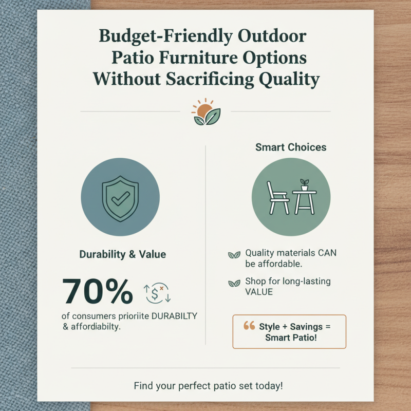 2026 Best Outdoor Patio Furniture Options for Your Home?