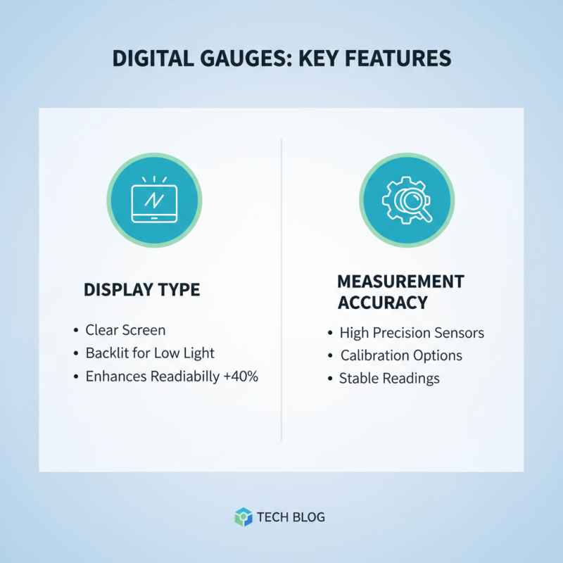 Top 10 Digital Gauges for Accurate Measurements and Performance?