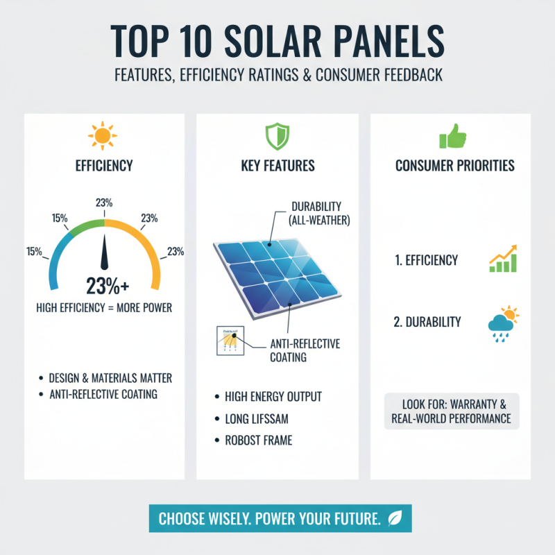 Top 10 Best Rated Solar Panels for Sustainable Energy Usage?