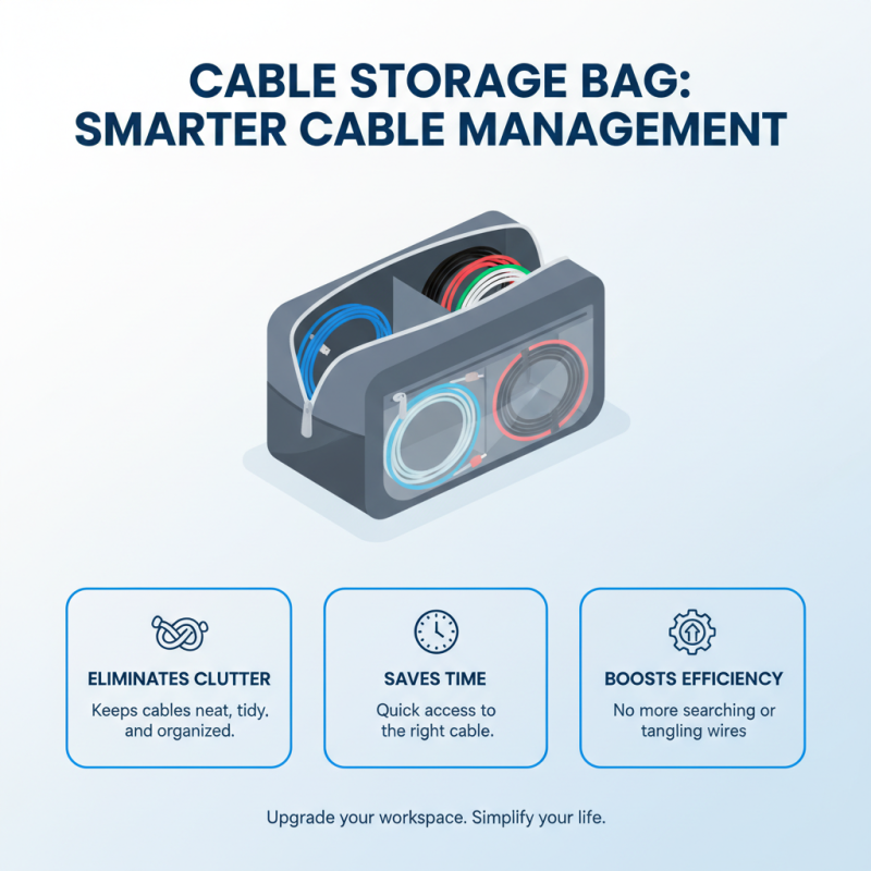 Why You Need a Cable Storage Bag for Organizing Cables?