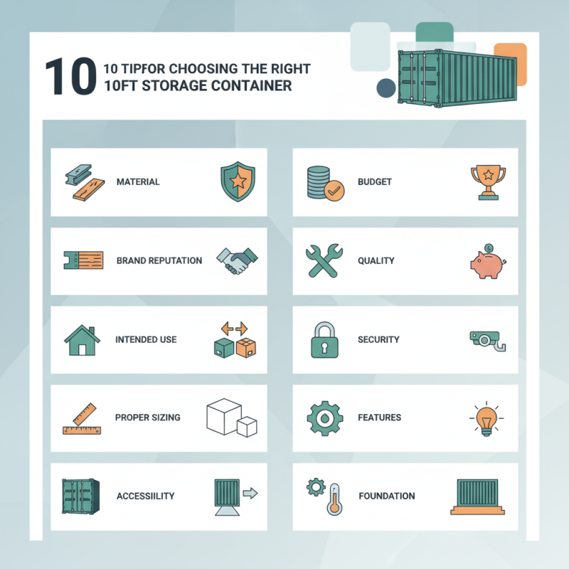 10 Tips for Choosing the Right 10ft Storage Container?