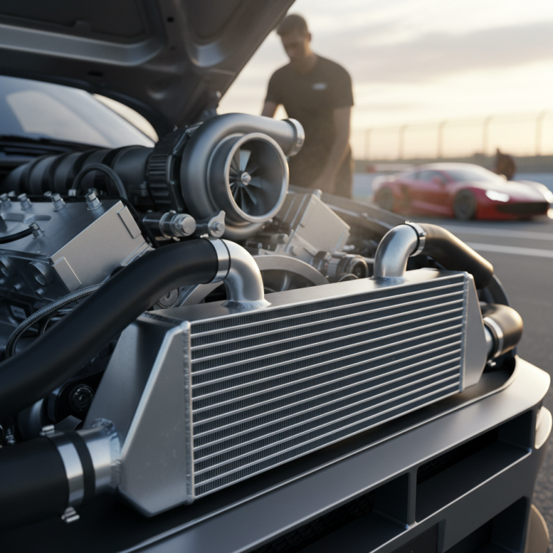 How does a car intercooler boost engine horsepower?