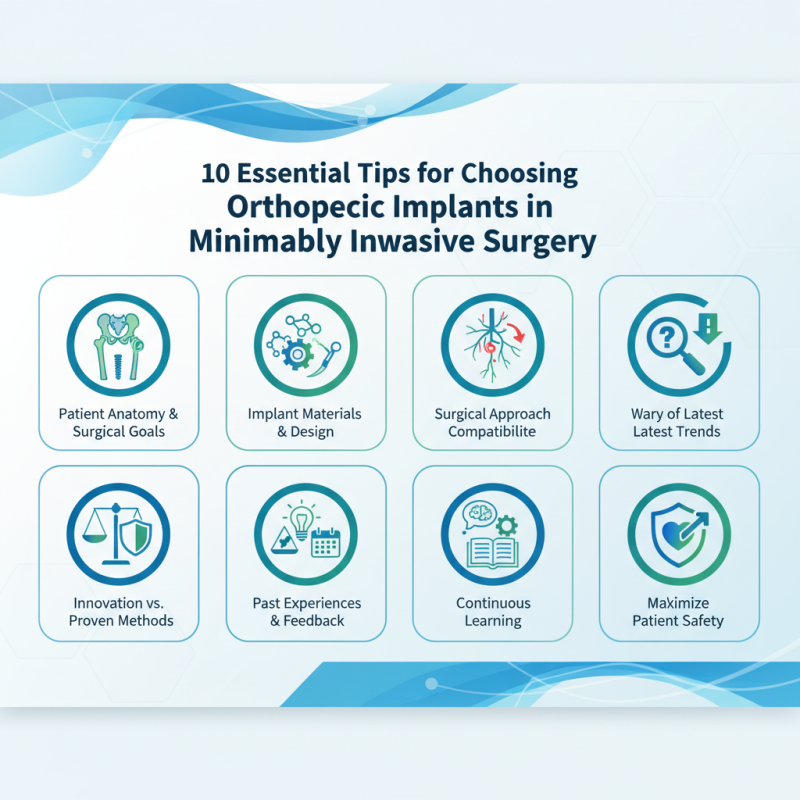10 Essential Tips for Choosing Orthopedic Implants in Minimally Invasive Surgery?