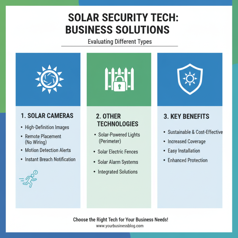 How to Choose Solar Security Solutions for Your Business?