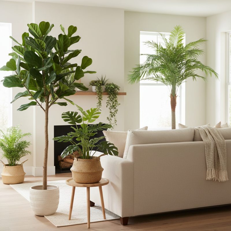 Why Choose Large Faux Plants for Your Home Decor?