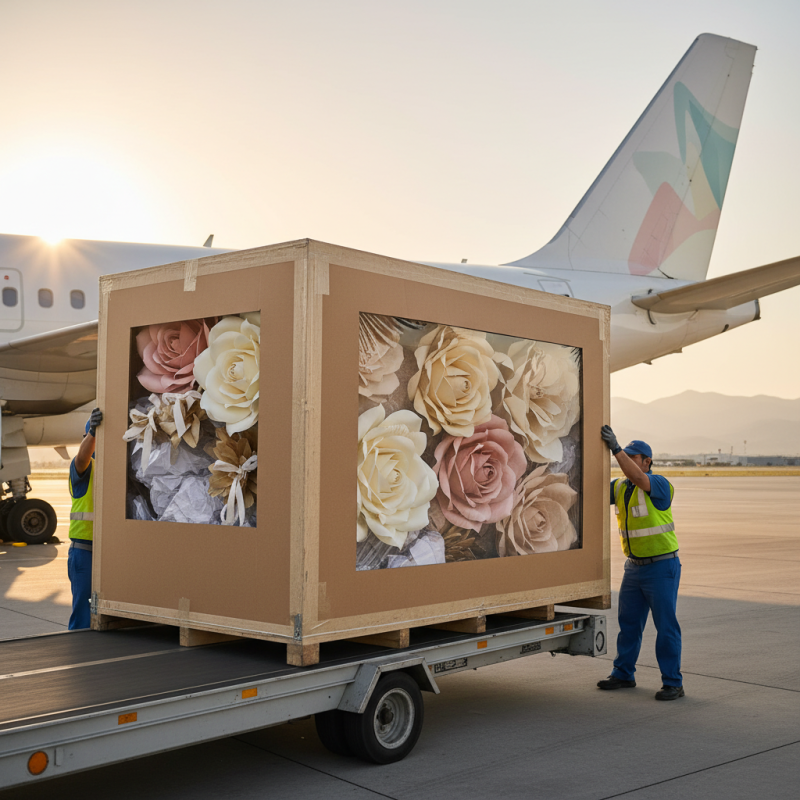 How to Safely Transport Oversized Paper Flowers for Weddings?