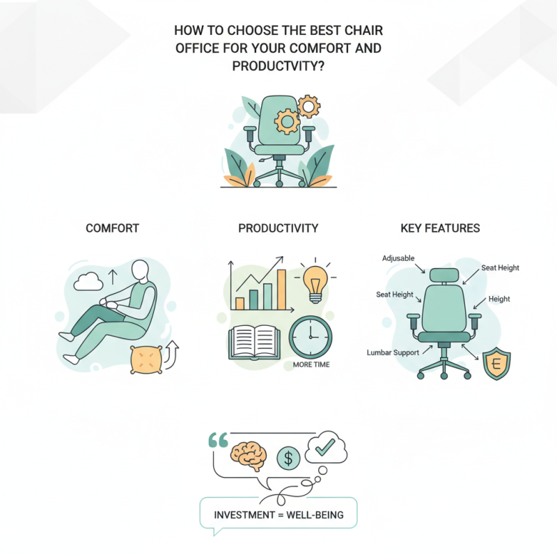 How to Choose the Best Chair Office for Your Comfort and Productivity?