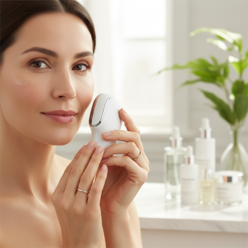 How does skin tightening work at home safely and effectively?