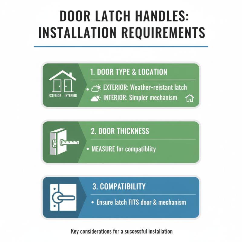 How to Choose the Right Door Latch Handle for Your Needs?