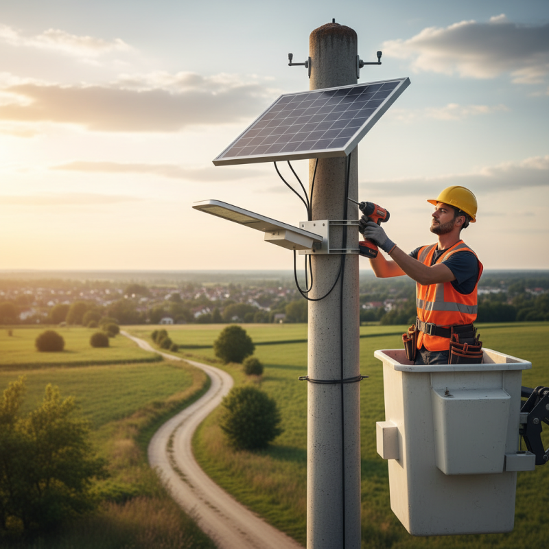 How to Install Solar Lights on Concrete Poles Easily?