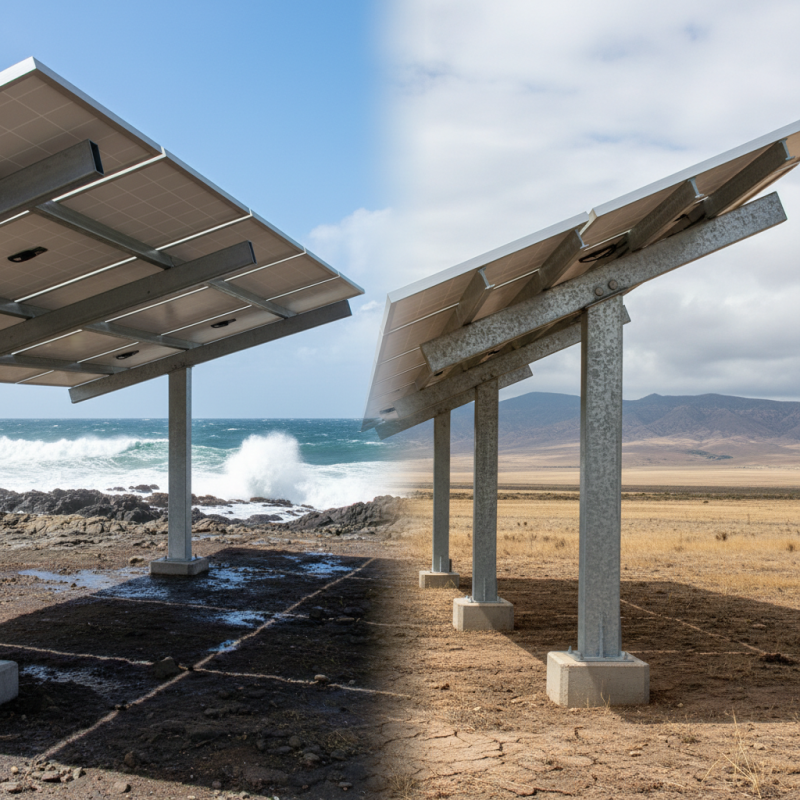 When to Choose Stainless Steel or Galvanized Steel for Solar Structures?