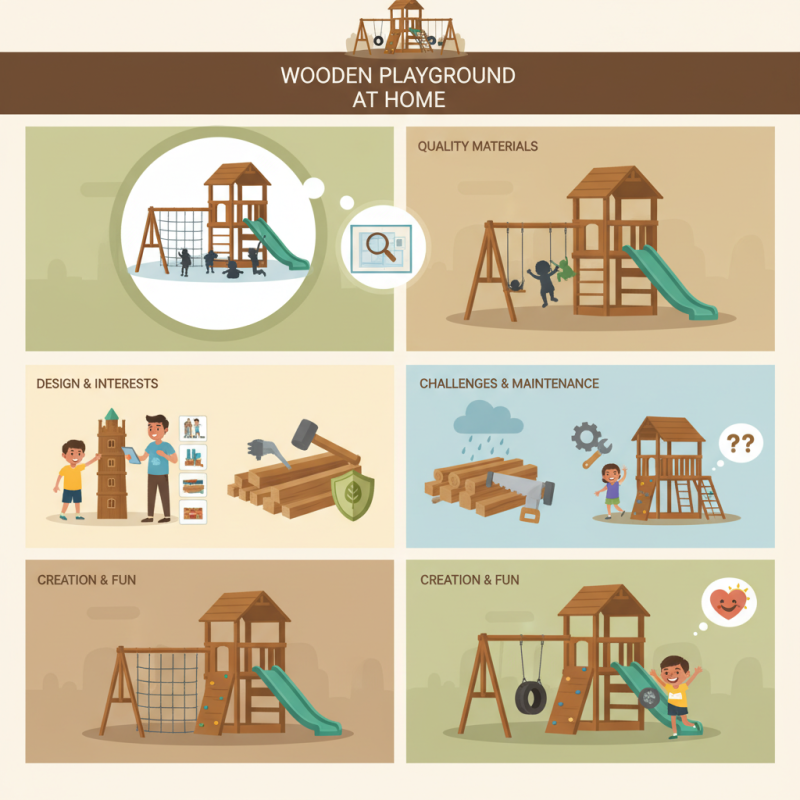 How to Build a Wooden Playground for Your Kids at Home?