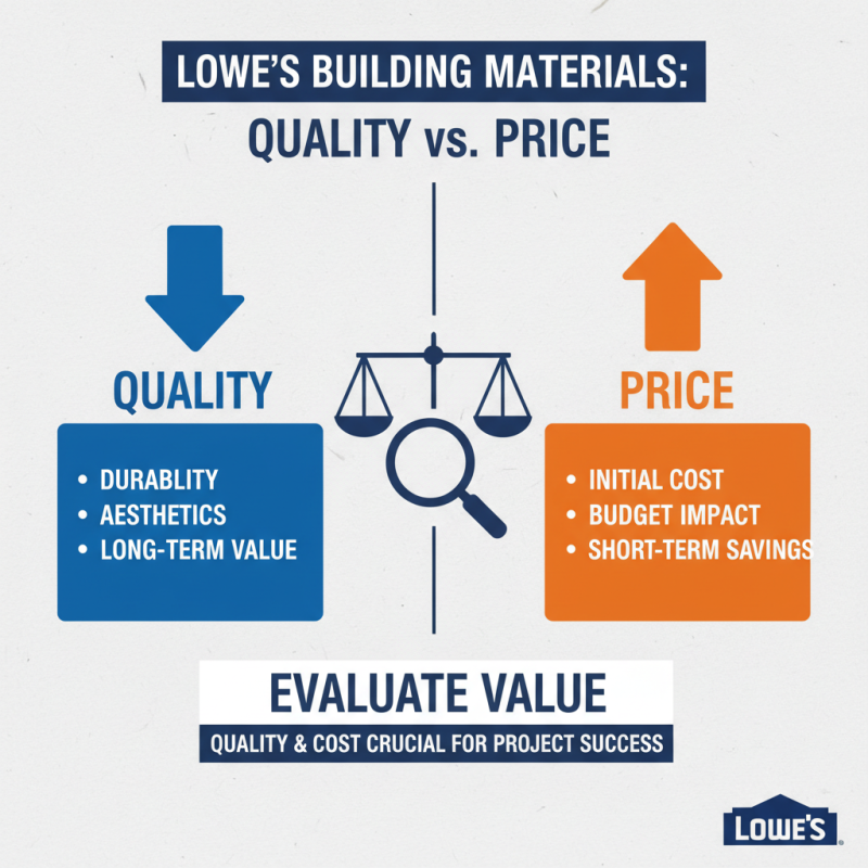 Where to Find the Best Lowes Building Materials for Your Projects?