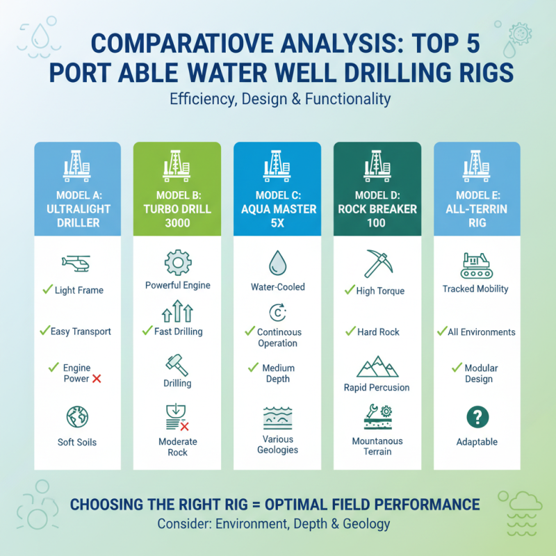 Top 5 Portable Water Well Drilling Rigs for Efficient Drilling?